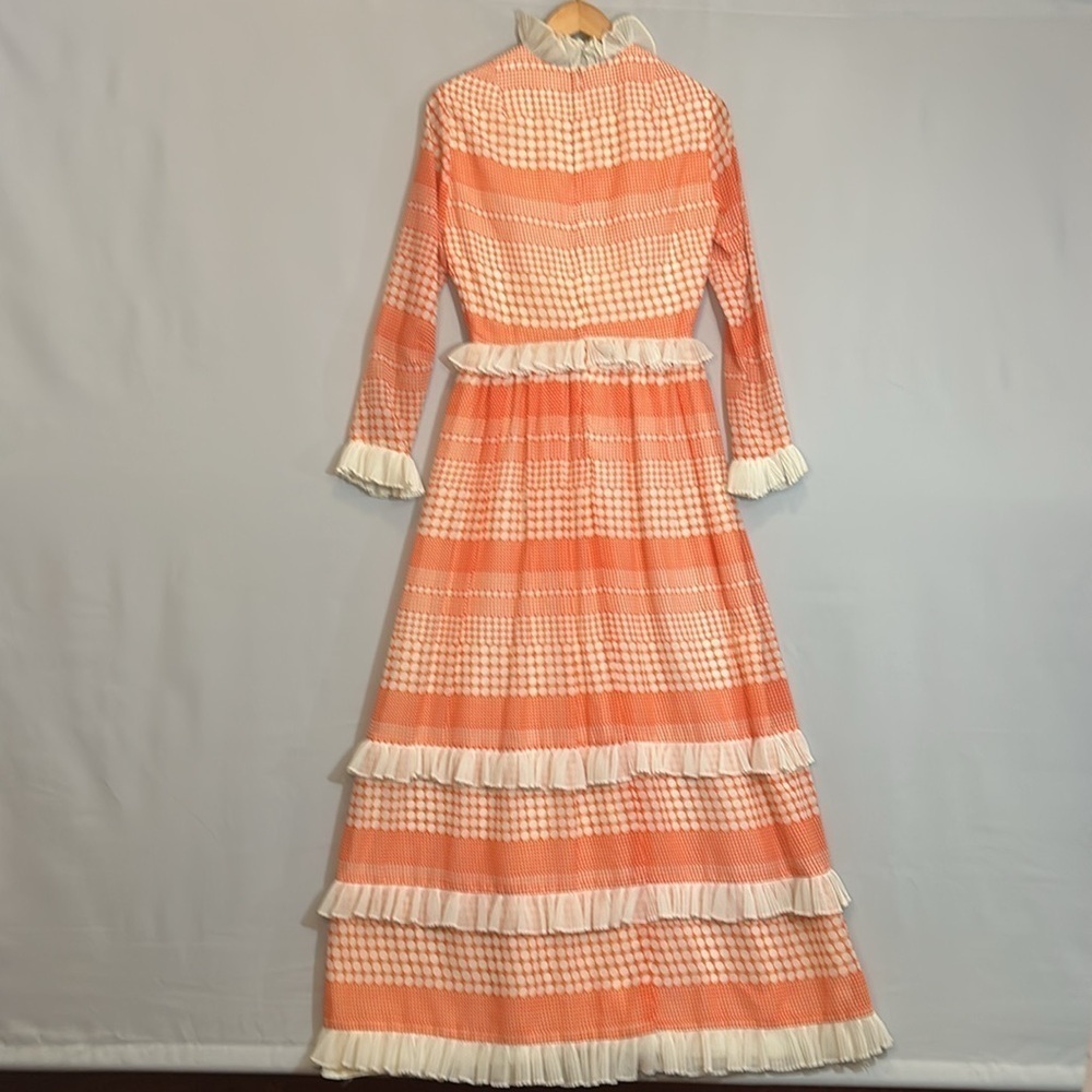 Miss Elliette Women Size M Victorian 1960’s Maxi Dress Peasant Cottagecore RARE - Picture 4 of 13